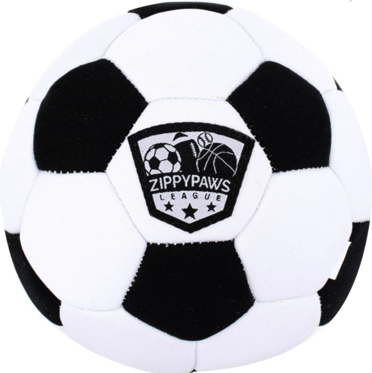 Zippy Paws SportzBallz Soccer Ball Plush Dog Toy