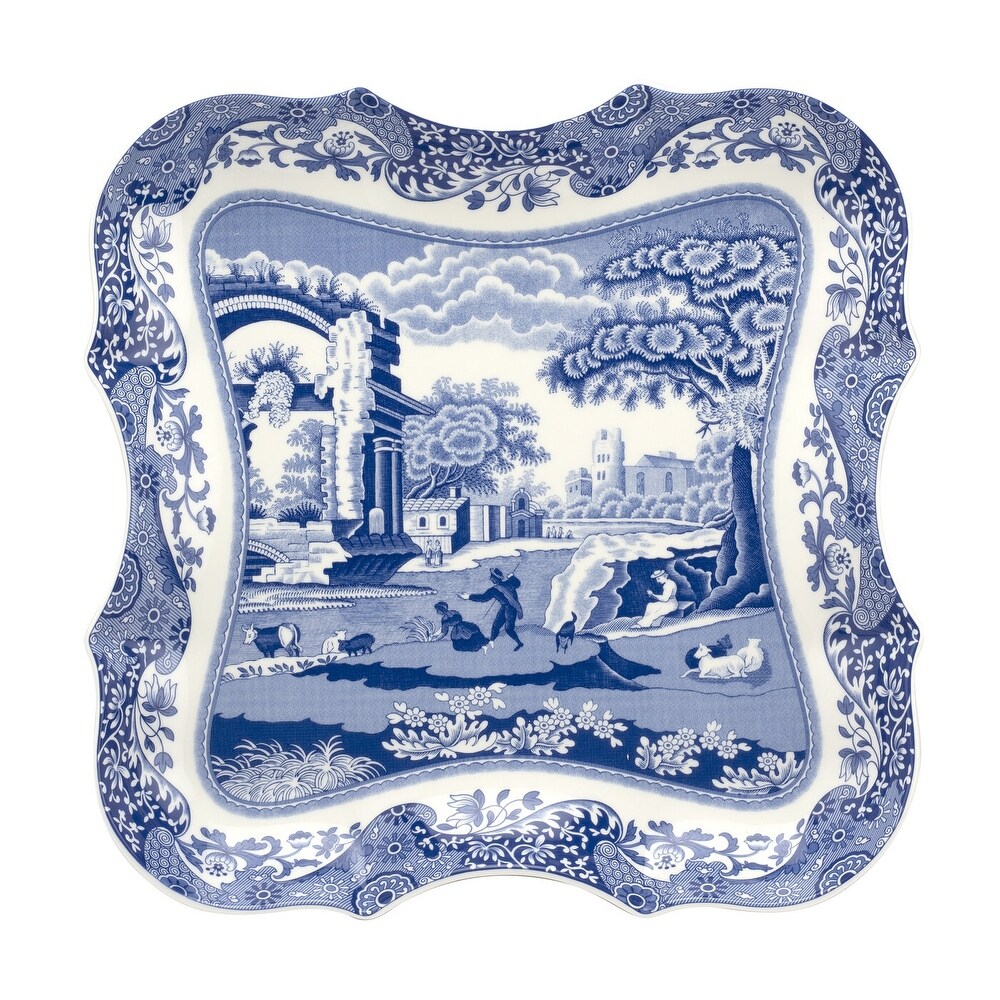 Spode Blue Italian Devonia Tray