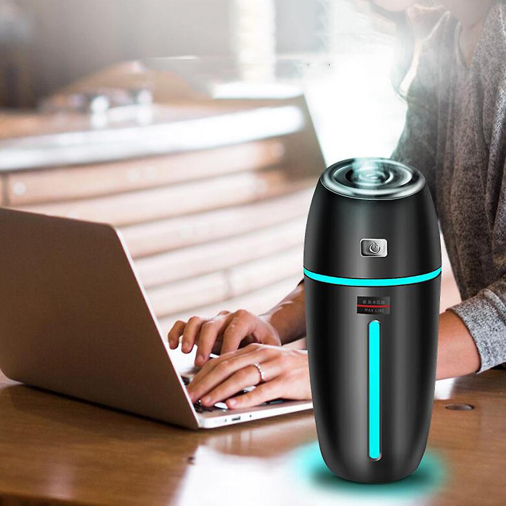 Mini Humidifier Portable Hydration Atomization Diffuser Air Purification Sprayer For Home Car Office Bathroom Black