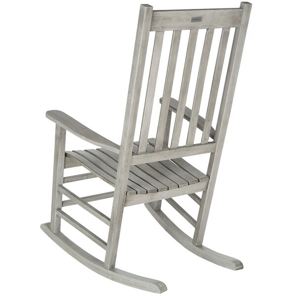 SAFAVIEH Shasta Grey Wash Acacia Wood Rocking Chair