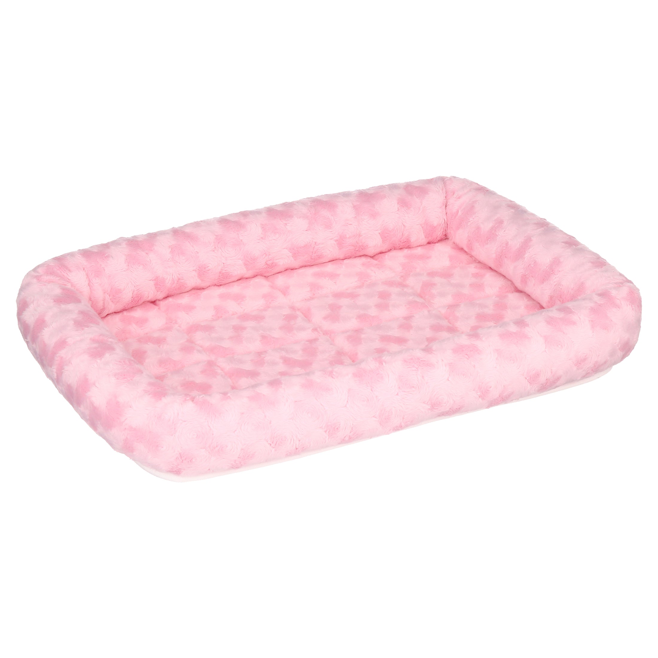 MidWest QuietTime Pet Bed & Dog Crate Mat, Pink 18"