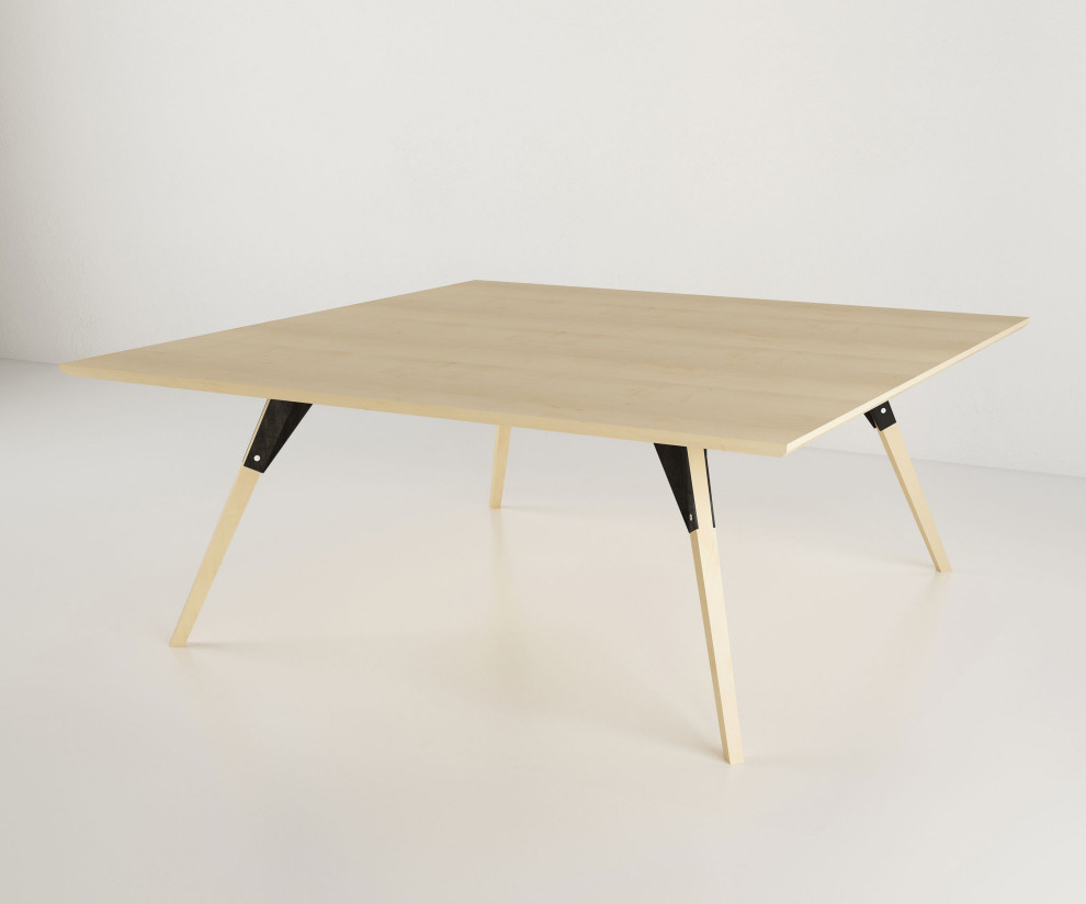 Clarke Square Coffee Table   Midcentury   Coffee Tables   by HedgeApple  Houzz