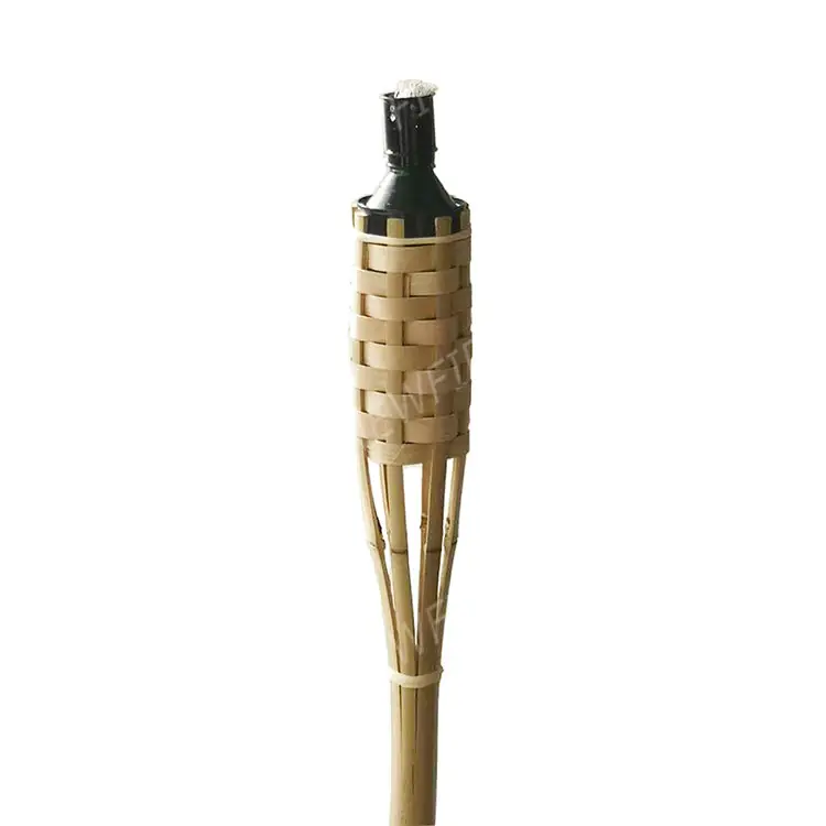 Tiki Tropical Decor Luau Party Garden Supplies Outdoor Bamboo Torch