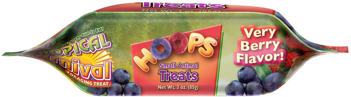 Brown's Tropical Carnival Hoops Strawberry Flavor Small Animal Treats