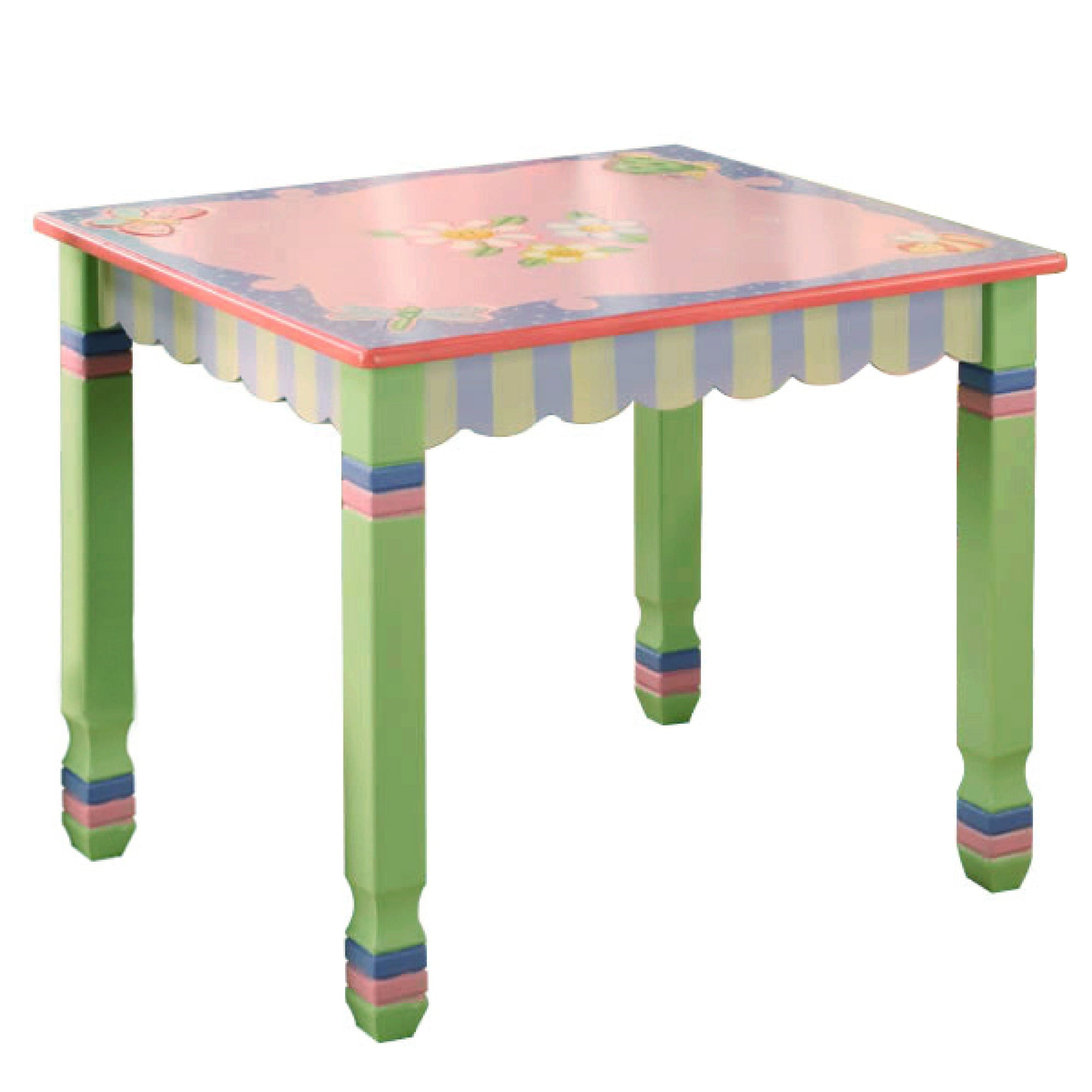 Fantasy Fields by Teamson Kids Magic Garden Kids Wooden Table, Multi-color