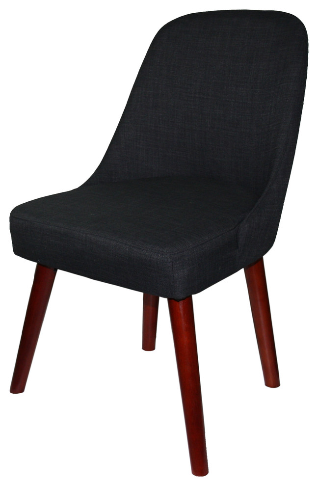 33.5 quotTall Armless Accent Chair  Gray   Midcentury   Dining Chairs   by ShopLadder  Houzz