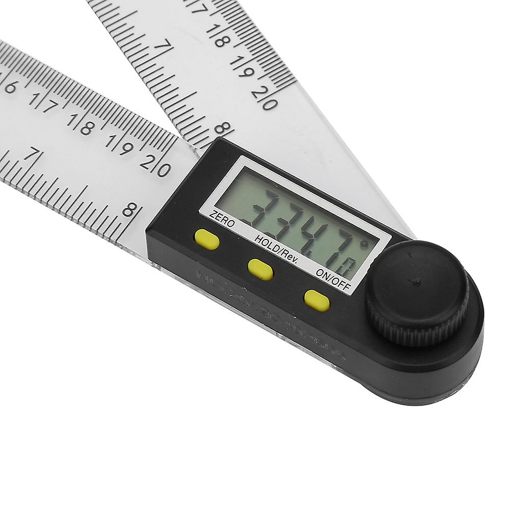 Pvc 0-200mm Electronic Digital Protractor Goniometer Angle Finder Gauge Ruler