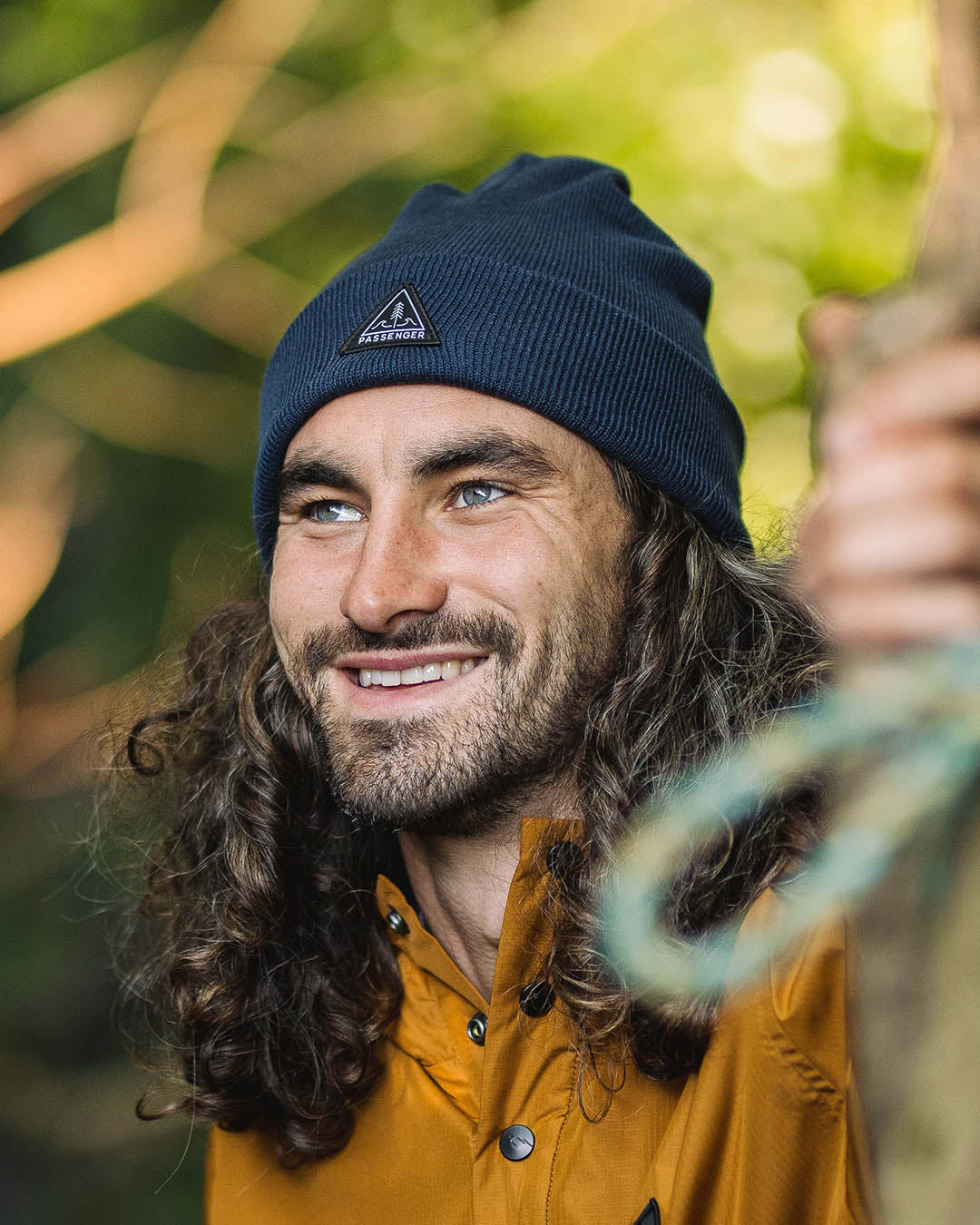 Core Recycled High-Top Beanie - Navy