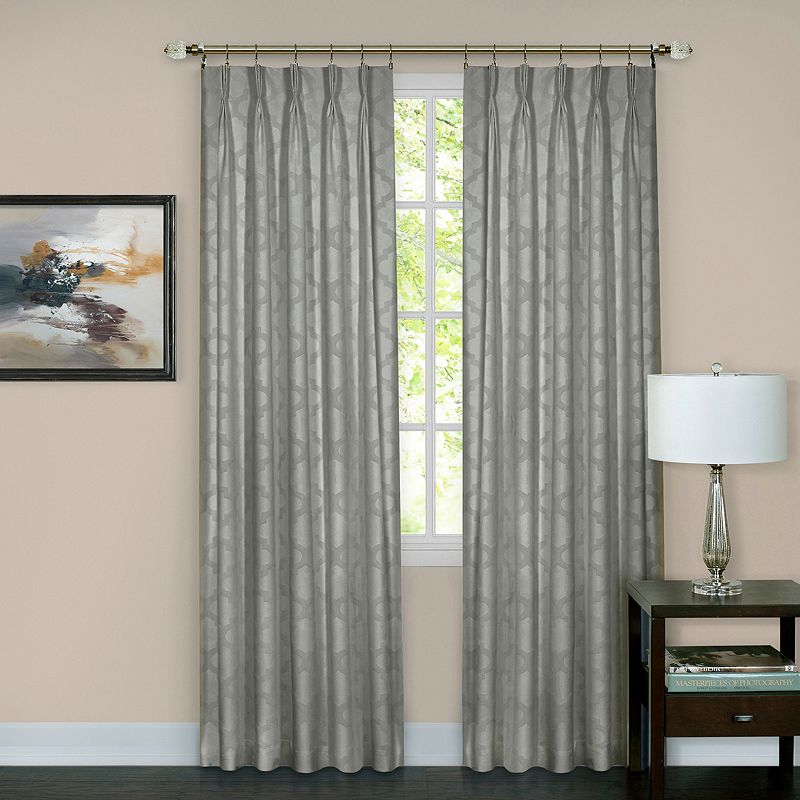 Achim 1-Panel Windsor Pinch Pleat Window Curtain