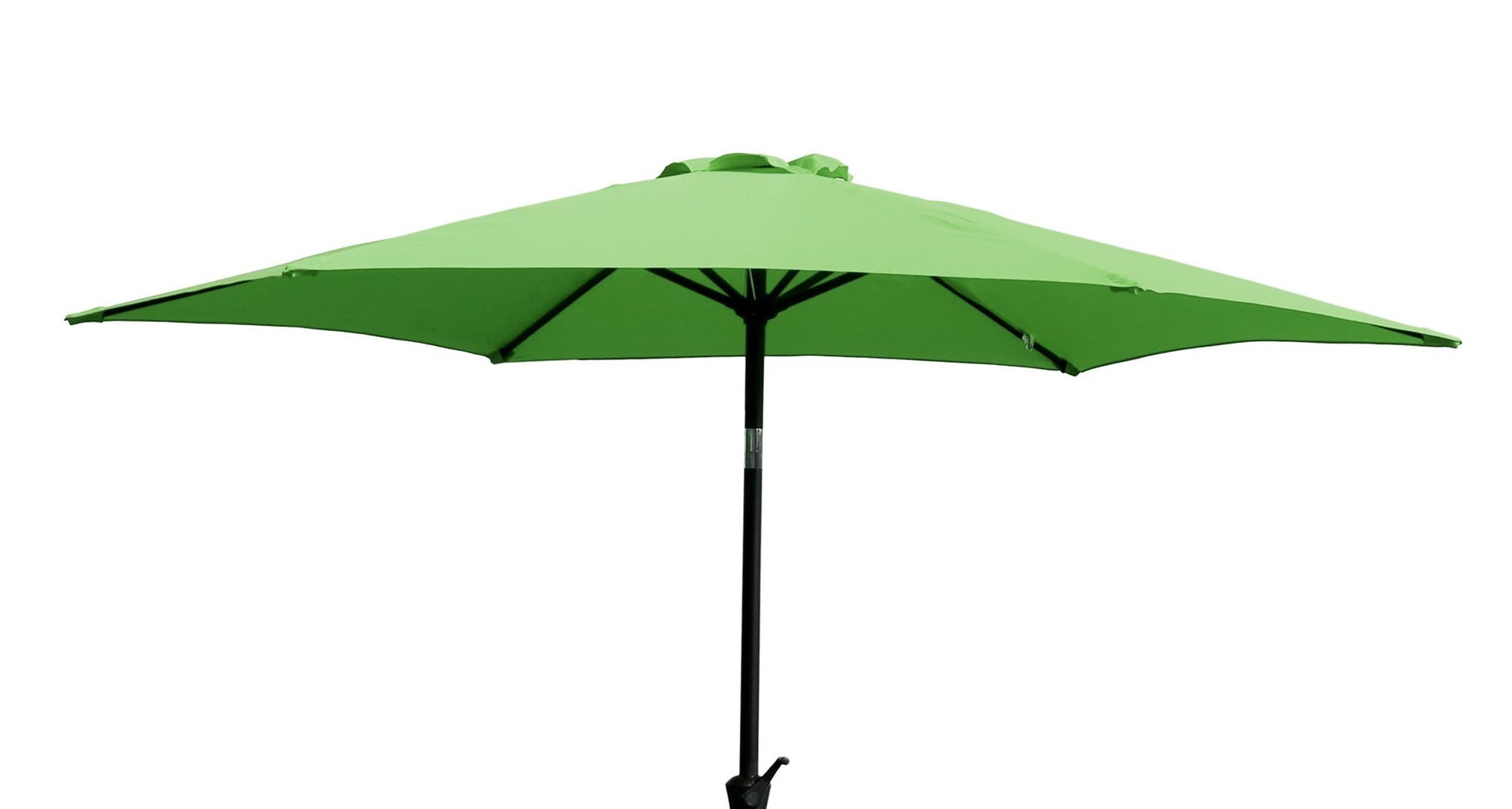 BAOERRS 9 ft Patio Umbrella Outdoor Market Umbrellas Table Umbrellas Best for Deck, Balcony, Garden, Lawn & Pool with Carry Bag, Green