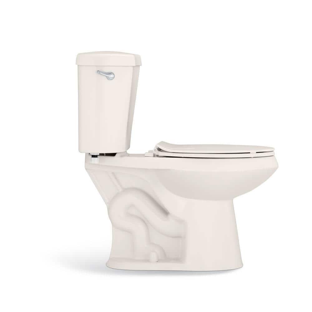 Glacier Bay 2piece 128 GPF High Efficiency Single Flush Elongated Toilet in Biscuit