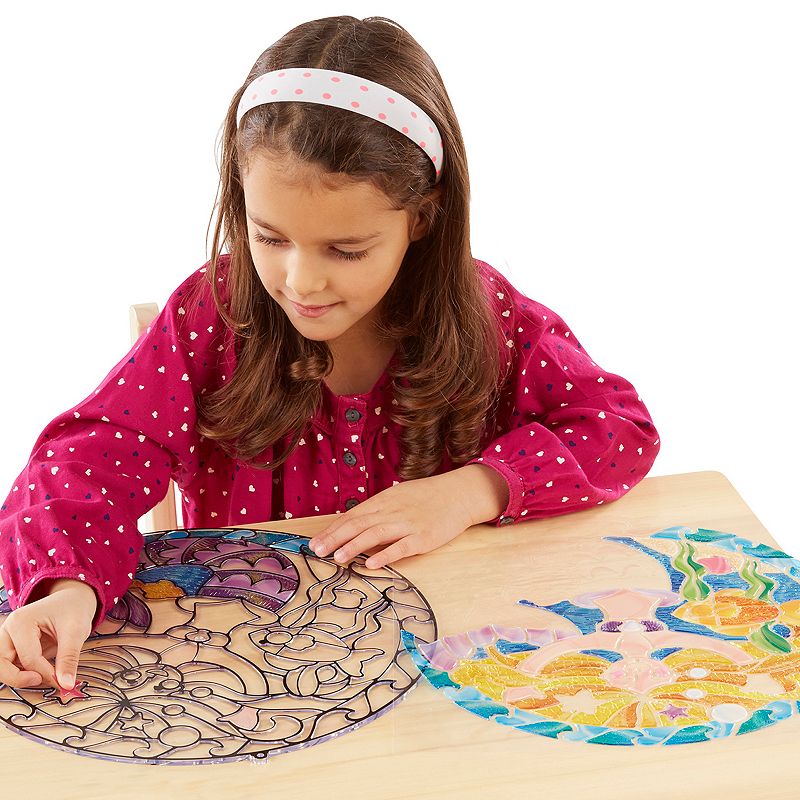 Melissa and Doug Stained Glass Made Easy Mermaid Set