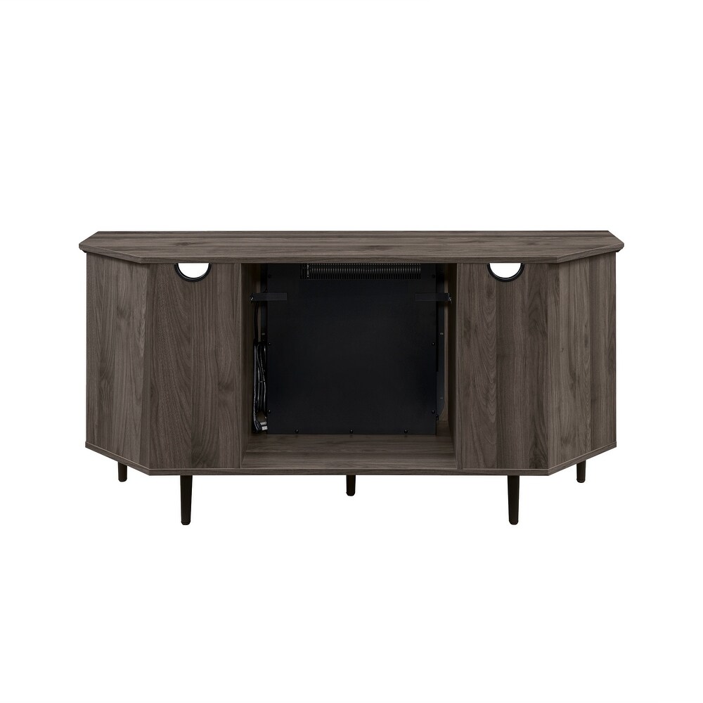 Middlebrook Modern Corner Fireplace TV Stand