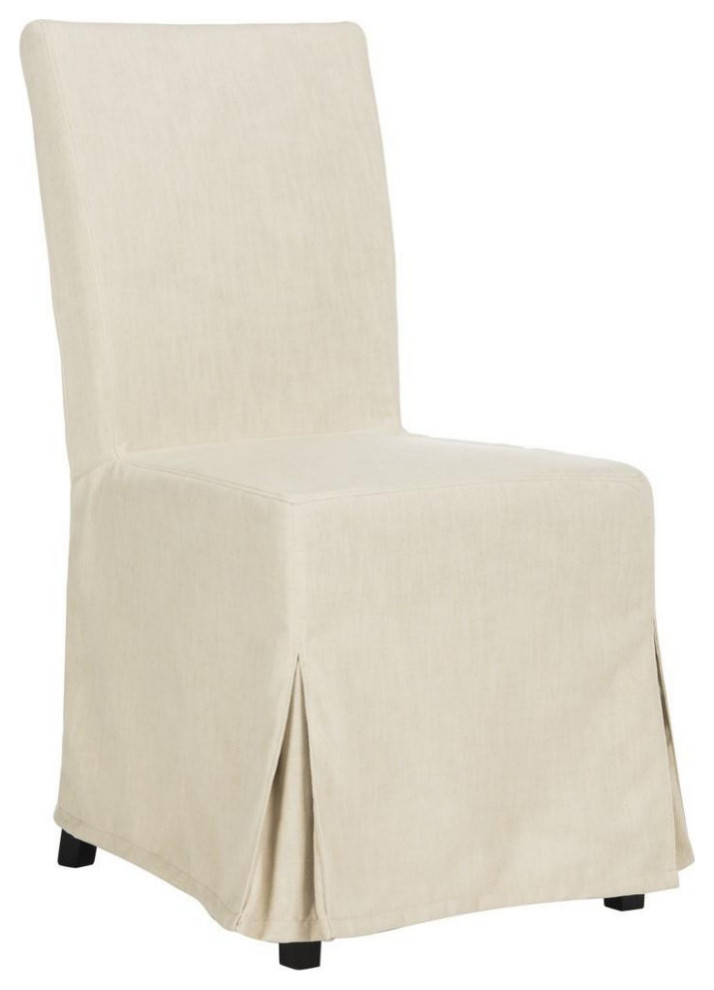 Carson 18  x27 x27h Slipcover  Set of 2 Beige   Modern   Dining Chairs   by Virgil Stanis Design  Houzz