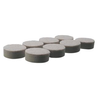 Everbilt 1 in. Beige Round Felt Heavy Duty Self-Leveling Adhesive Furniture Pads (8-Pack) 49915