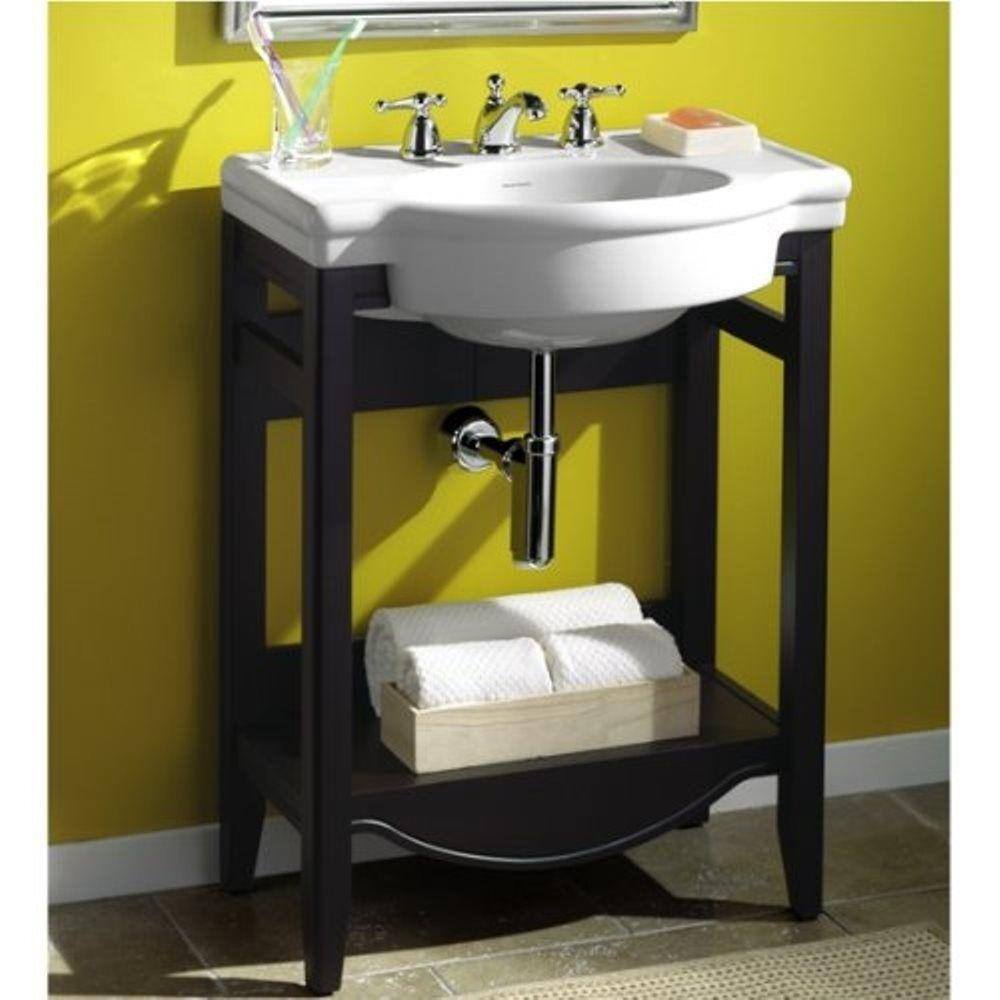 American Standard Retrospect 27 in. W Pedestal Sink Basin in White 0282.008.020