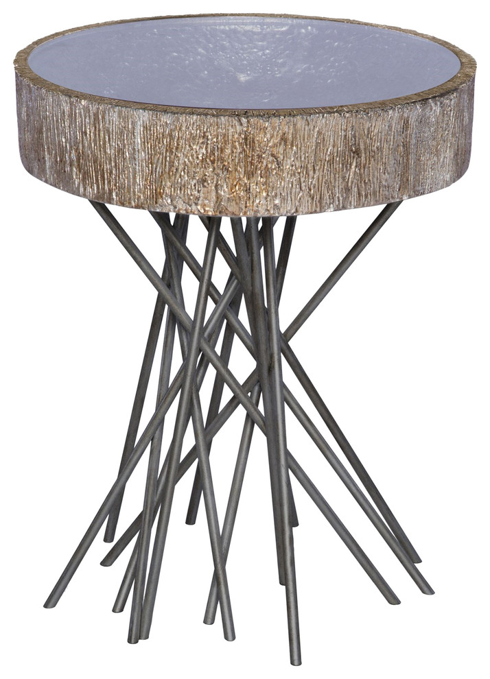 Doheny Accent Table I   Industrial   Side Tables And End Tables   by Innova Luxury Group  Houzz