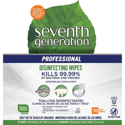 Seventh Generation Professional Disinfecting Wipes  SEV44753