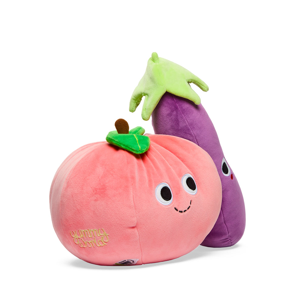 Yummy World Earnest Eggplant & Georgia Peach Plush 2-Pack