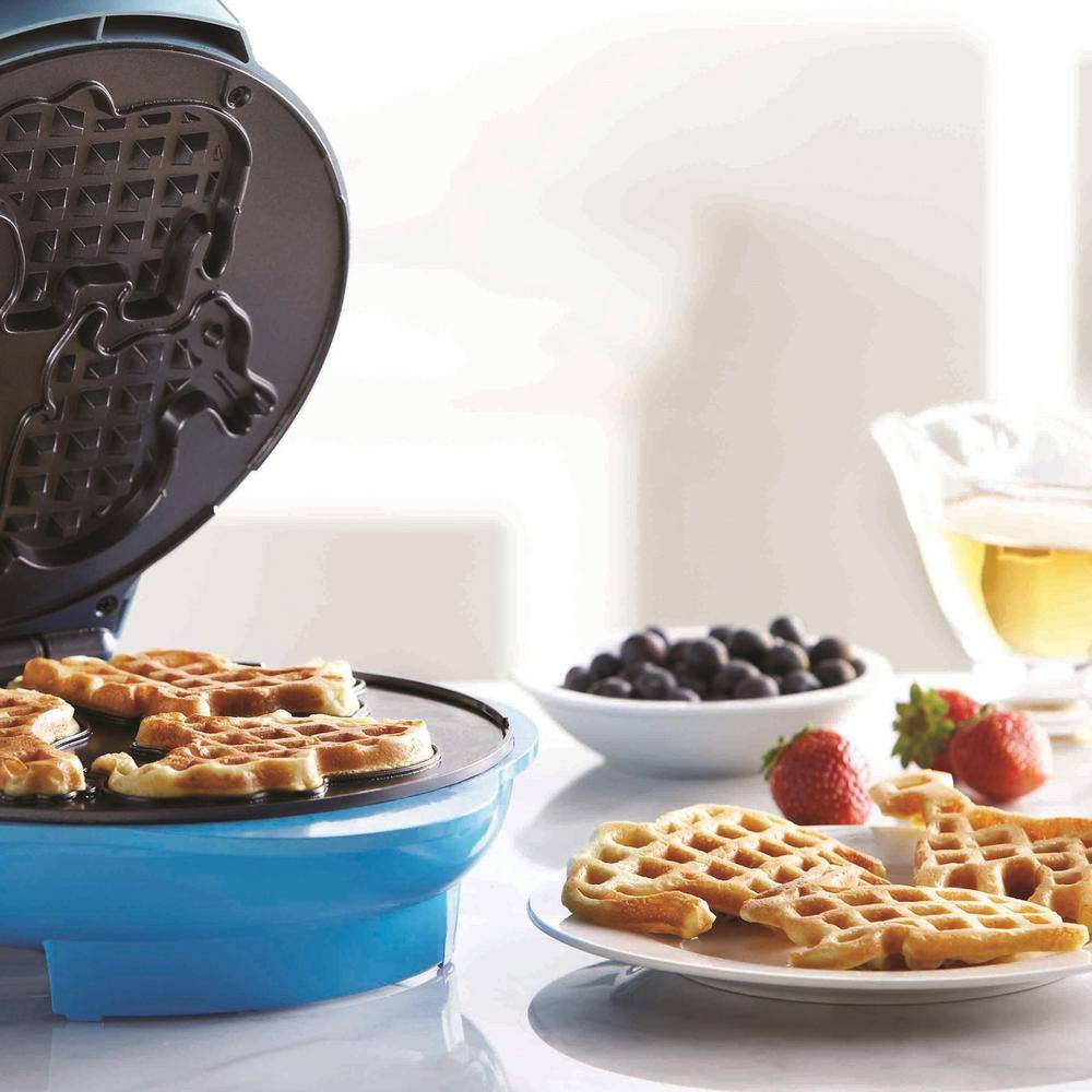 Brentwood Appliances Blue Animal-Shapes Waffle Maker TS-253