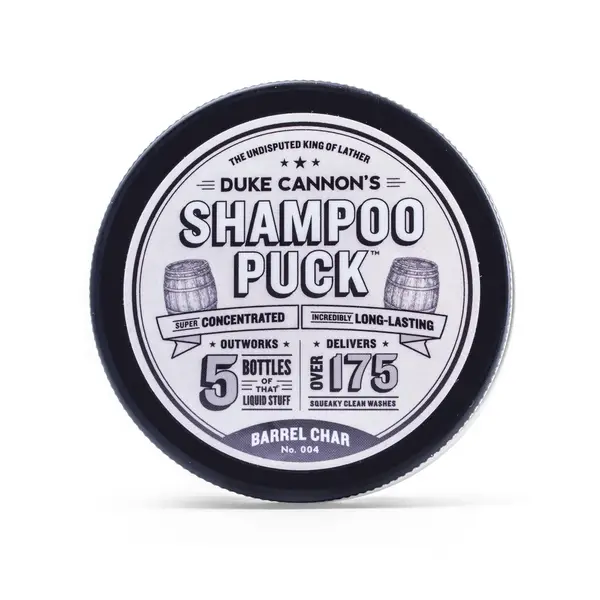 Duke Cannon 4.5 oz Barrel Char Shampoo Puck