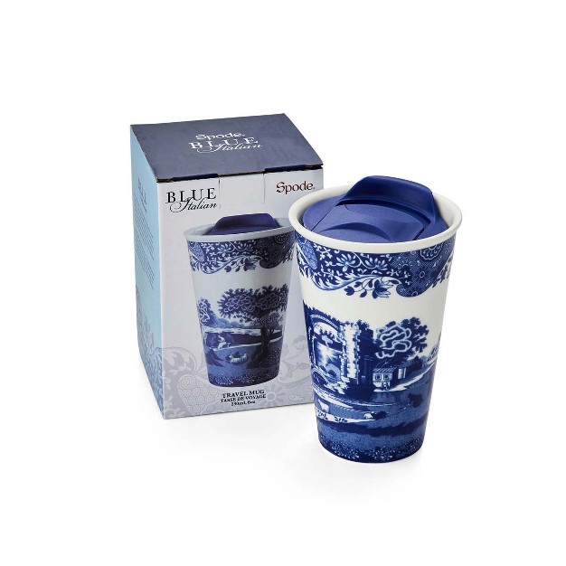 Spode Blue Italian Travel Mug