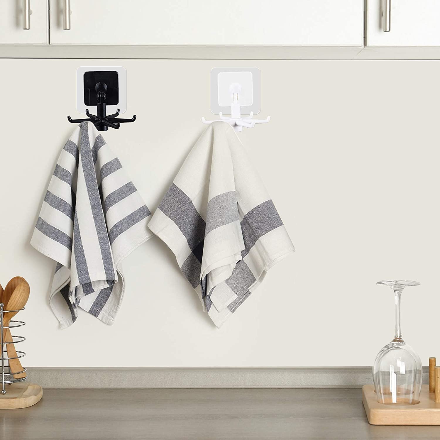 [2022 Best Kitchen Helper]360°Rotating Self-Adhesive Utility Hook