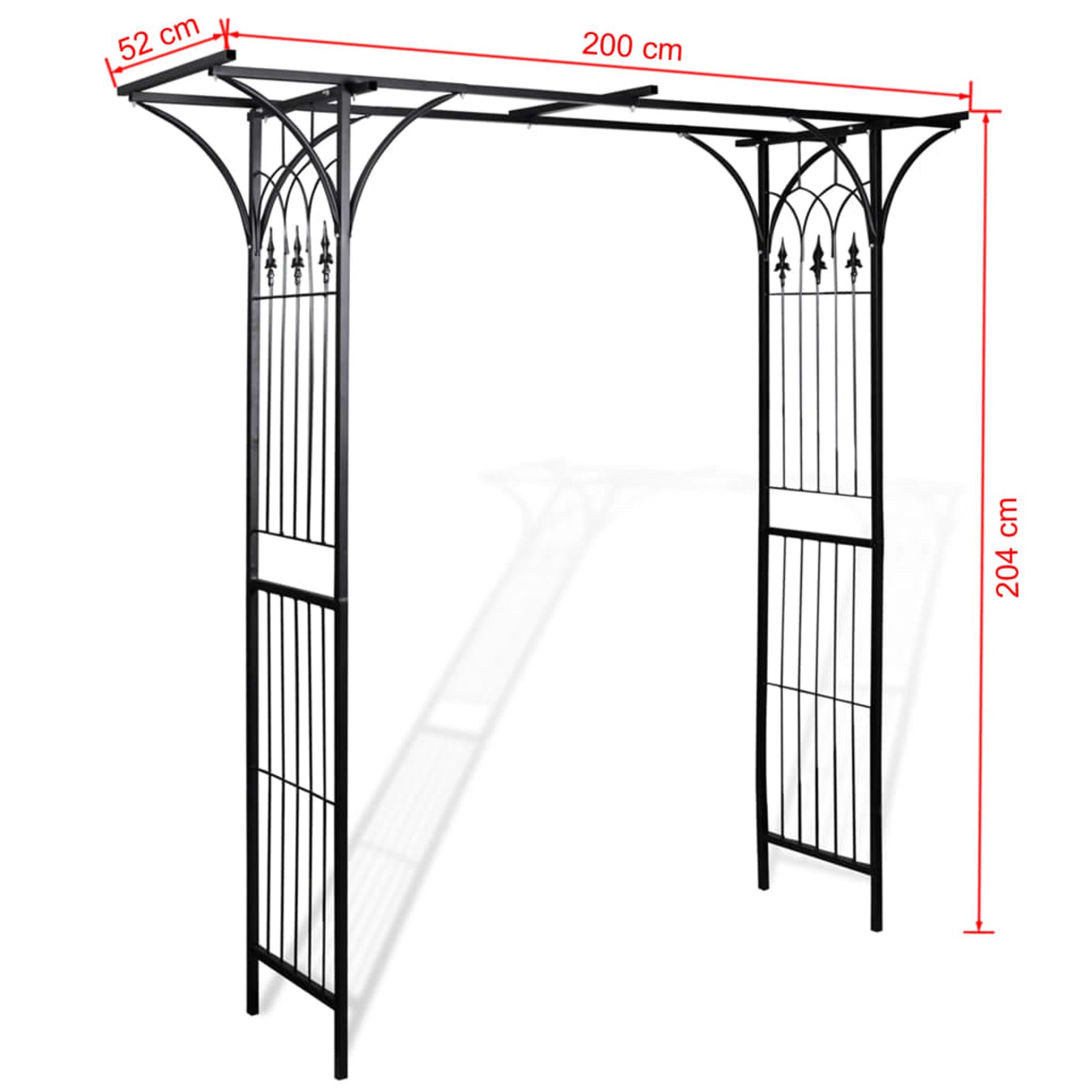 CACAGOO Garden Arch 78.7"x20.5"x80.3"