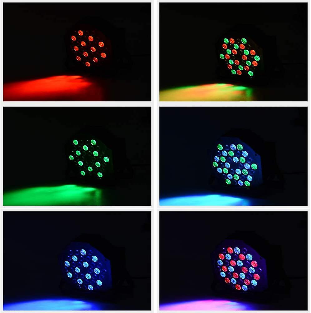 36 Led 36w Headlight Par Lamps， Rgb Multi-color 7 Mode Lighting