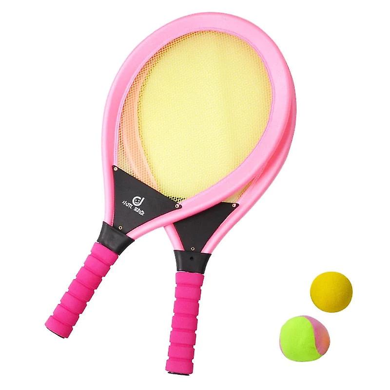 Kids Tennis Racket Set Nbr Badminton Play Game Toy At The Beach Lawn