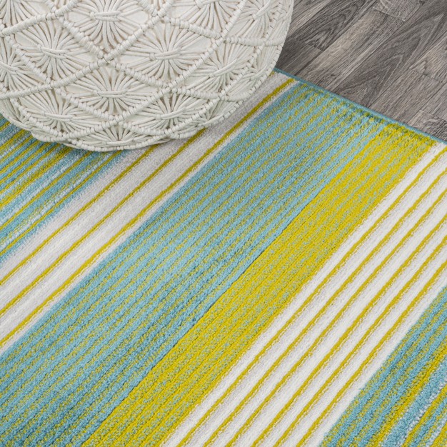 Duxbury Gradient Ticking Striped Area Rug Jonathan Y