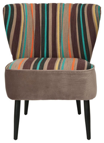 Lori Accent Chair Multi   Midcentury   Armchairs And Accent Chairs   by V.S.D Furniture  Houzz