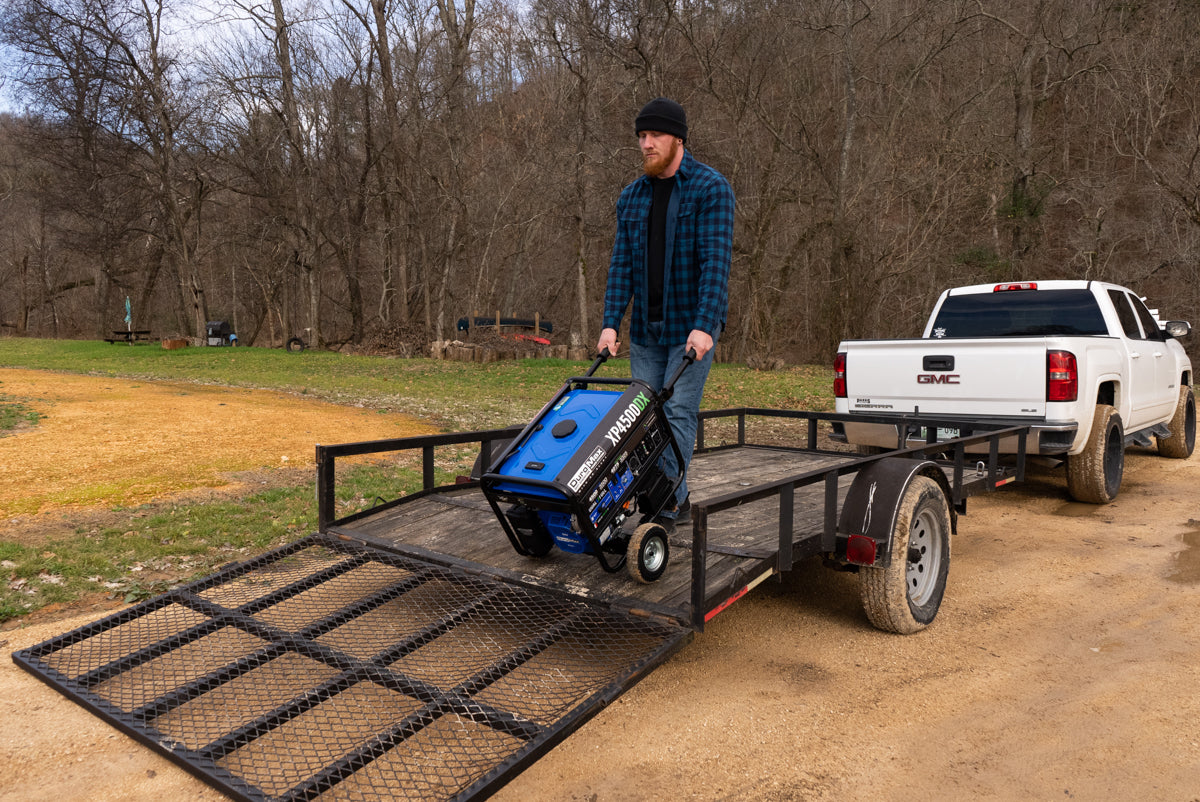 4,500 Watt Dual Fuel Portable Generator w/ CO Alert