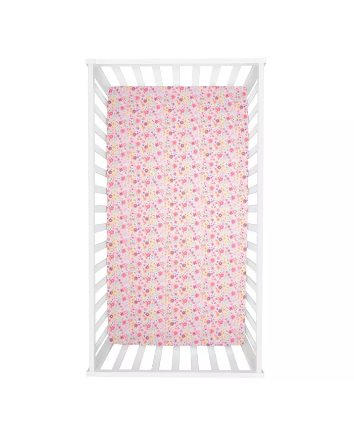 Trend Lab Floral Sprinkles Crib Bedding  Set of 4