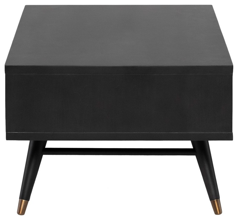 Damiano Coffee Table Black Ash   Midcentury   Coffee Tables   by Rustic Home Furniture Deco  Houzz