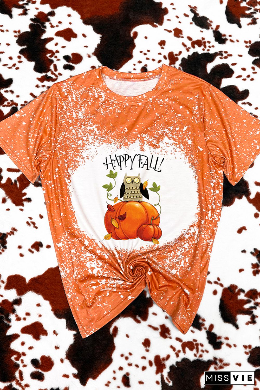 Fall Halloween Pumpkin Thanksgiving Graphic Tee Wholesale