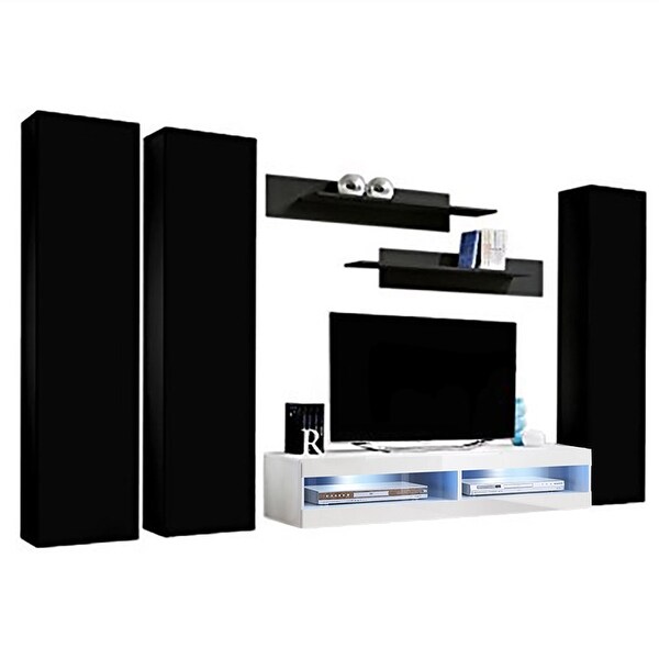 Fly CD1 34TV Wall Mounted Floating Modern Entertainment Center