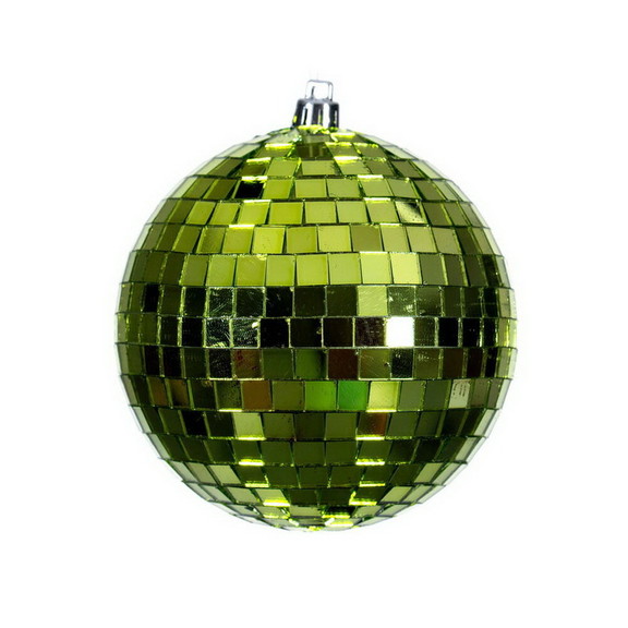 Vickerman 4 Blue Mirror Ball Ornament 6/Bag