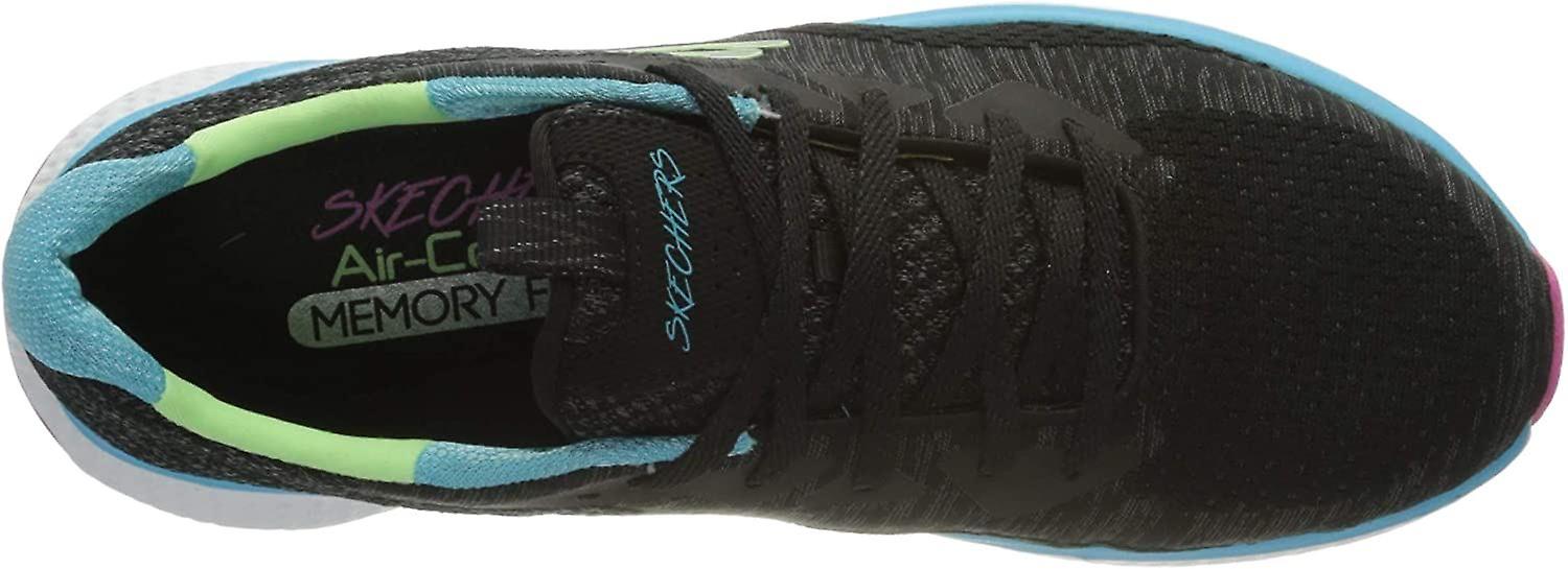 Skechers Solar Fuse Brisk Escape Black Multi Womens Trainers Sneakers