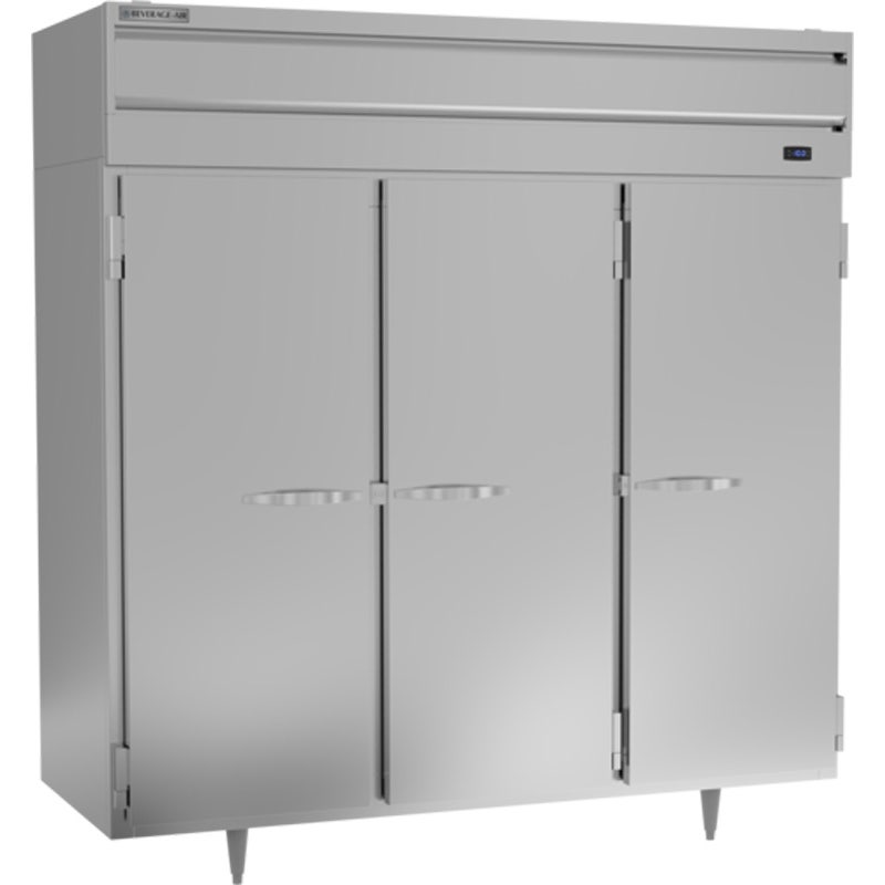 Beverage-Air PF3HC-1AS Reach-In Freezer， 3 Solid Doors