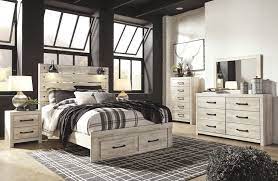 Cambeck Queen Storage Bed with Dresser Mirror and Nightstand