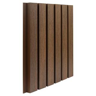 NewTechWood European Siding System 7.7 in. x 192 in. Composite Belgian Board Siding in Brazilian Ipe (10-Piece) UH58-16-IP-10