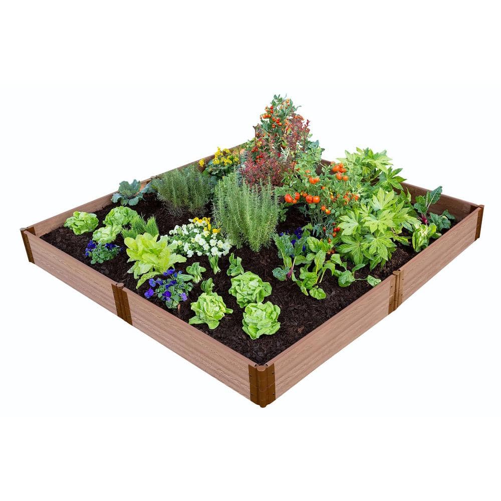 Frame It All Classic Sienna Raised Garden Bed 8' x 8' x 11