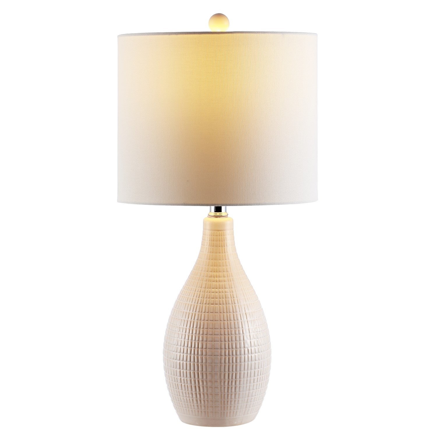 Safavieh Gremla 25 in. H Modern Table Lamp， Cream