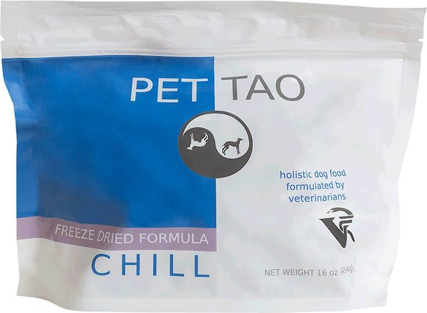 PET TAO Chill Freeze-Dried Raw Dog Food， 16-oz bag