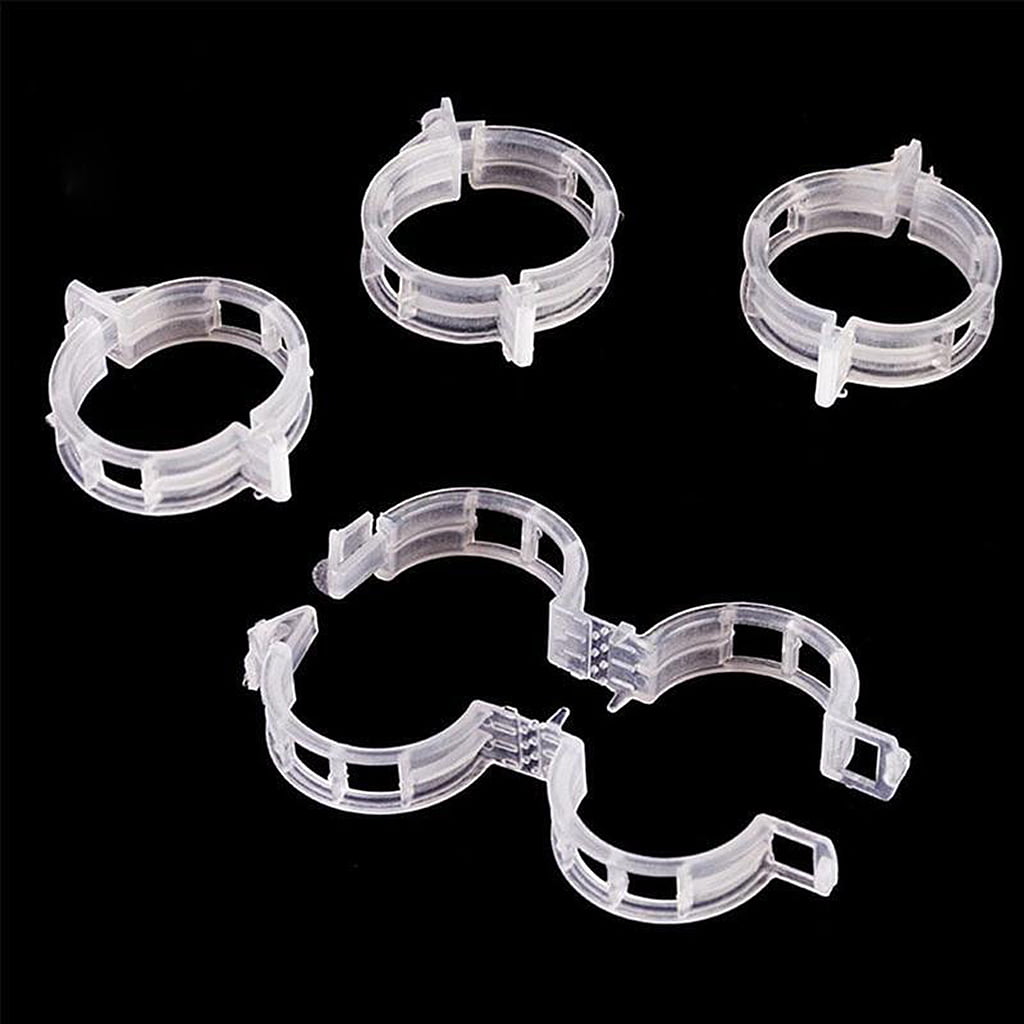 200-Pack Garden Plant Support Clips, Tomato Clips, Plant Ties, Trellis Clips for Securing Plants to Plant