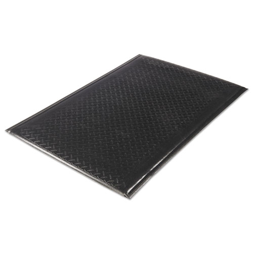 Millennium Mat Company Soft Step  Anti-Fatigue Floor Mat | 36 x 60， Black | MLL24030501DIAM