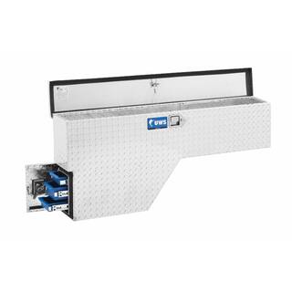 UWS 48 in. Bright Aluminum Driver-Side Truck Fender Tool Box (Heavy Packaging) FW-48-DS-D