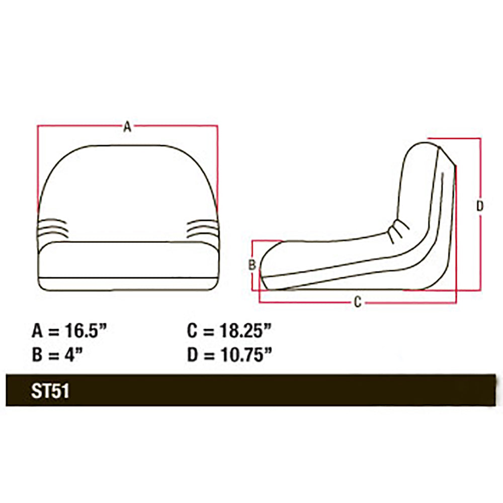 GY20495 One New Seat Fits John Deere Fits JD Riding Mower LA100 L100 L105 L108 L110 L111 X110 102 105 125