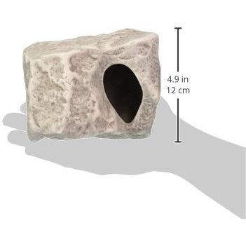 Underwater Galleries AUG6401 Cichlid Stone Large- Square- Aquarium Rock Cave